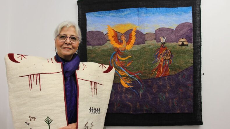 Antalya’da ‘Aşina’ Keçe Resim Sergisi Açıldı