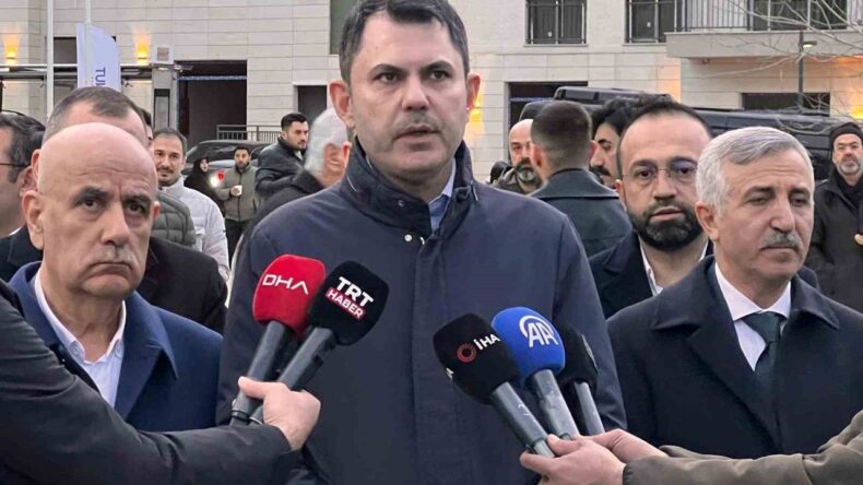 Bakan Kurum: ‘Hep birlikte devlet millet omuz omuza mücadele ortaya koydu’