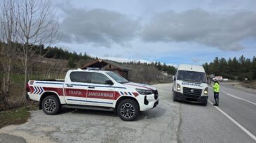 Burdur’da 84 Araç Trafikten Men Edildi