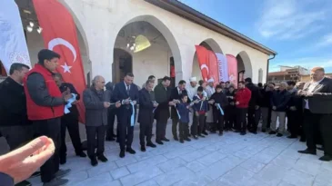 Hatay’da Hasar Alan 150 Yıllık Tarihi Camii Onarıldı, İbadete Açıldı