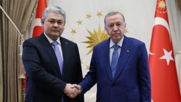 Cumhurbaşkanı Erdoğan, Kazakistan Dışişleri Bakanı Koşerbayev’i Kabul Etti