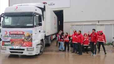 Hatay’dan Gazze’ye Hijyen Kolileri Gönderiliyor