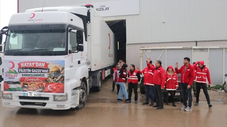 Hatay’dan Gazze’ye Hijyen Kolileri Gönderiliyor
