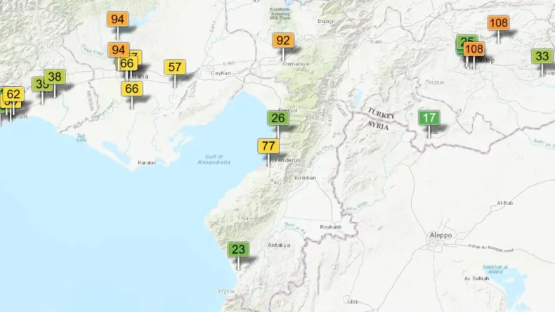 Hatay’daki Hava Kalitesinde Son Durum Ne? İşte Yeni Harita