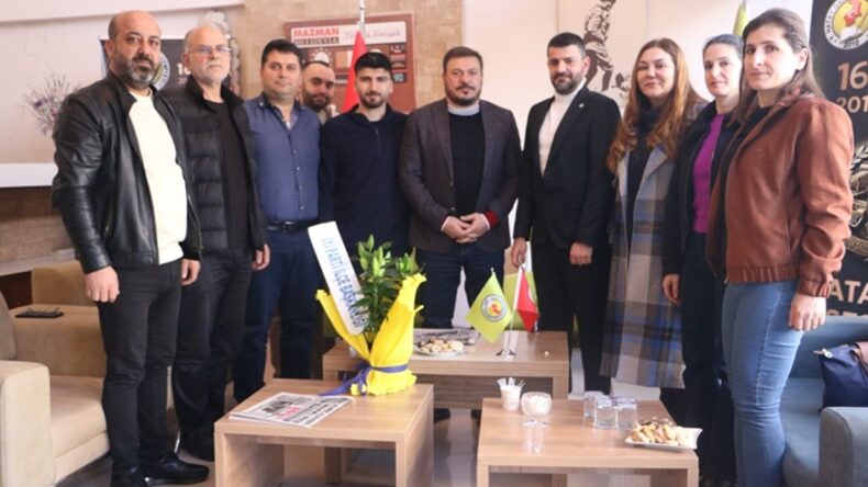 İYİ Parti’den Hatay Gazeteciler Cemiyeti’ne Ziyaret