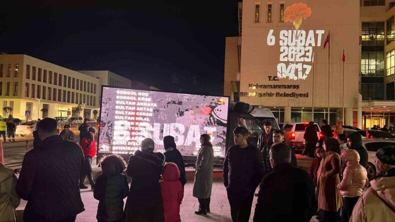 Kahramanmaraş’ta 6 Şubat Depremlerinde Hayatını Kaybedenler Dualarla Anıldı