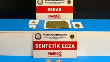 Kahramanmaraş’ta Uyuşturucu ve Kaçak Telefon Operasyonu: 1 Tutuklama