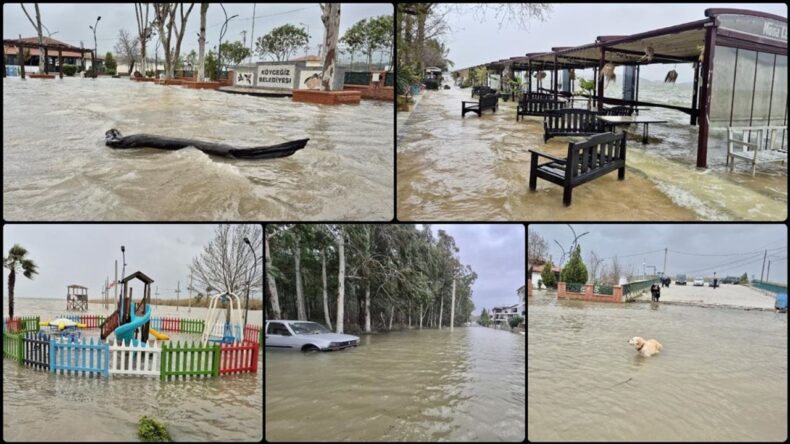 Köyceğiz’de Lodos ve Göl Seviyesi Yükselmesi Yaşamı Olumsuz Etkiliyor