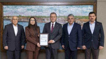 Mersin Büyükşehir Belediyesi Altyapıda Kaliteyi Akreditasyonla Tescilledi