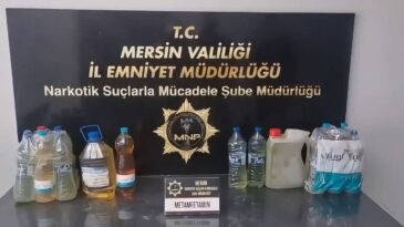 Mersin’de Takibe Alınan Cipte 27 Litre Sentetik Uyuşturucu Ele Geçirildi
