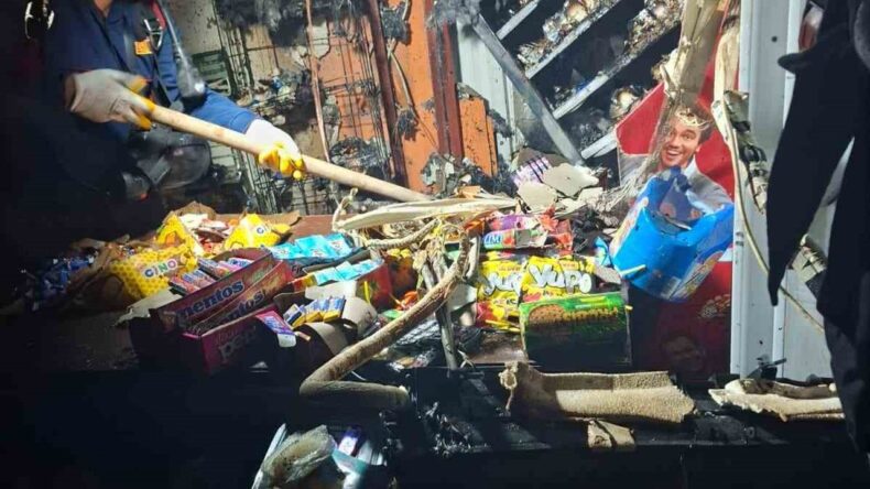 Osmaniye’de Markette Çıkan Yangın Kontrol Altına Alındı