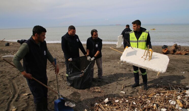 Payas ve Arsuz Sahilinde 105 Ton Atık Temizlendi