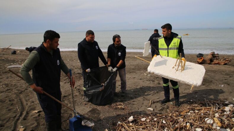 Payas ve Arsuz Sahilinde 105 Ton Atık Temizlendi