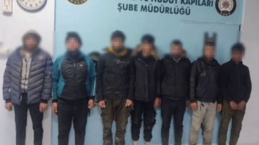 Polisten Kaçan İnsan Taciri Kaza Yaptı, 10 Göçmen Yakalandı