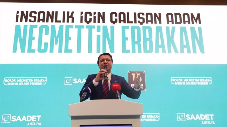Saadet Partisi Genel Başkanı Arıkan, Antalya’da İftar Programında Konuştu