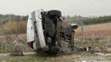 Tarsus’ta Yağış Kazaya Neden Oldu