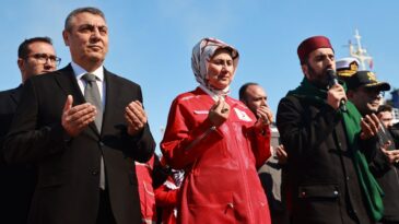 Türk Kızılay’ın Gazze İçin 21. ‘İyilik Gemisi’ Mersin Limanı’ndan Uğurlandı