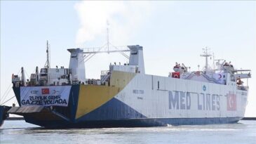 Türk Kızılay’ın Gazze için Hazırladığı 21. ‘İyilik Gemisi’ Mısır’a Ulaştı