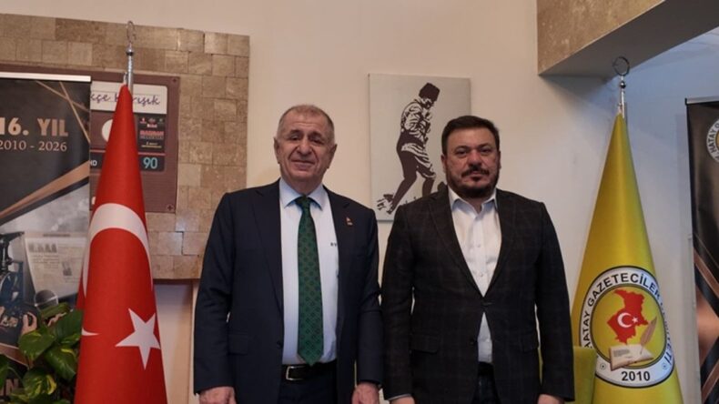 Ümit Özdağ’dan Hatay Gazeteciler Cemiyeti’ne Ziyaret