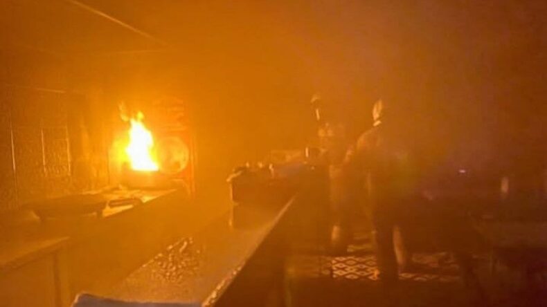 Antakya’da Kızartma Makinesinden Yangın Çıktı: Dönerci Alev Alev Yandı