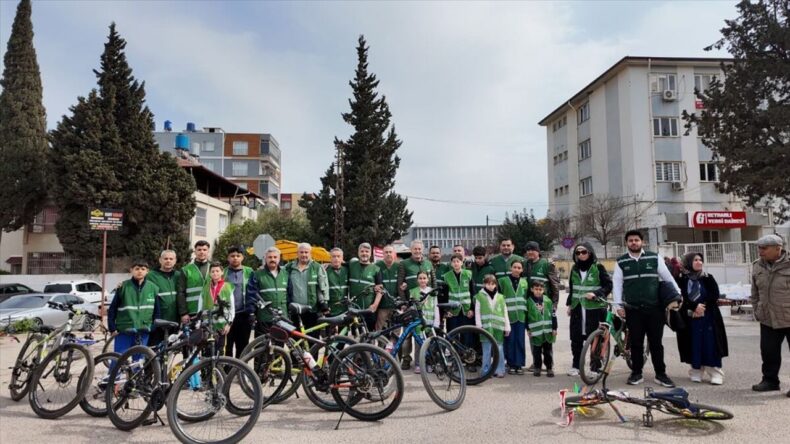 Hatay’da Yeşilay Haftası Kapsamında Bisiklet Turu Düzenlendi