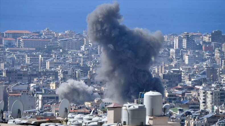 İsrail’in Beyrut’taki Dahiye Bölgesine Hava Saldırısı