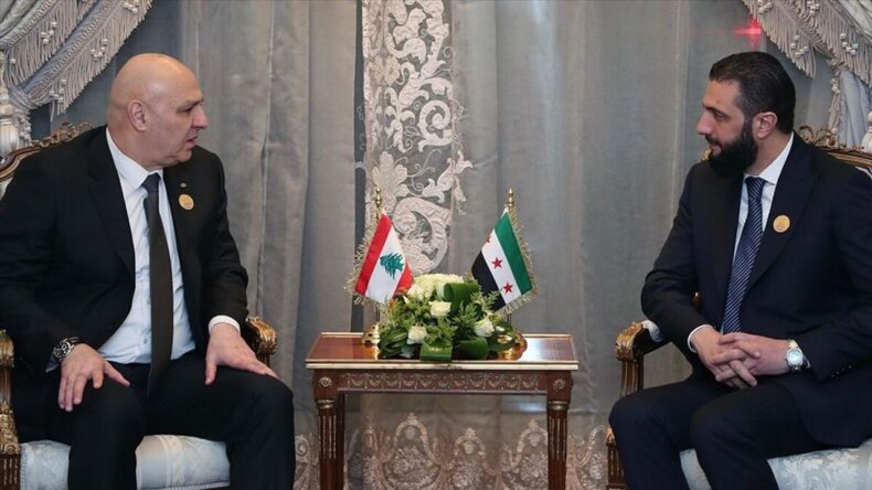 Suriye ve Lübnan Liderleri Sınır Kontrolünü Görüştü