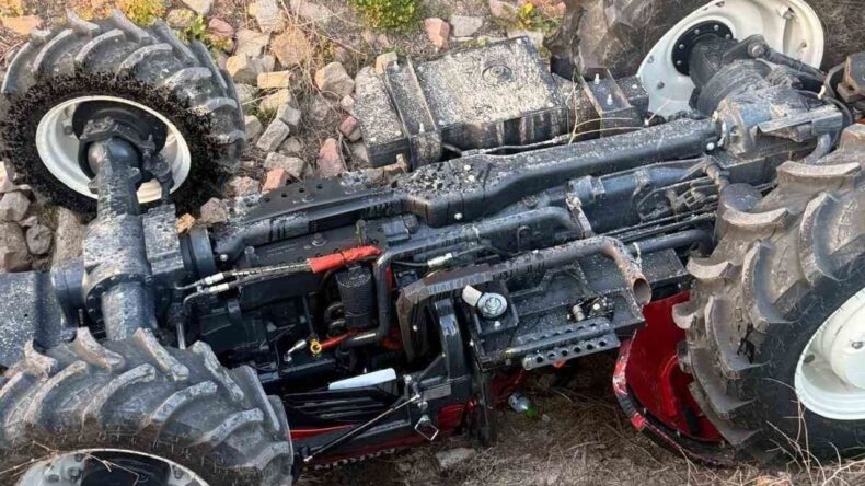 Tarsus’ta Traktör Devrildi: 1 Kişi Hayatını Kaybetti