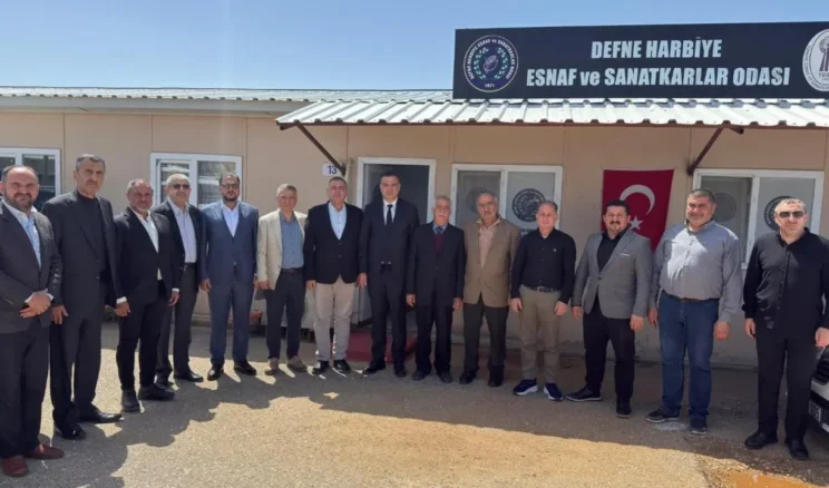 HESOB Başkanı Defne Esnafını Ziyaret Etti