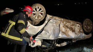Adana’da Takla Atan Otomobilde 1 Kişi Hayatını Kaybetti