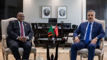 Dışişleri Bakanı Fidan, Zambiyalı mevkidaşı Haimbe ile görüştü
