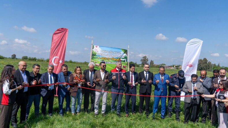 Kozan’da Islah Edilen Mera Kullanıma Açıldı