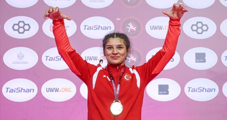 Milli güreşçi Nesrin Baş Avrupa şampiyonu oldu