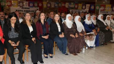 DEM Parti Eş Genel Başkanı Hatimoğulları, Adana’da Kongre Düzenledi