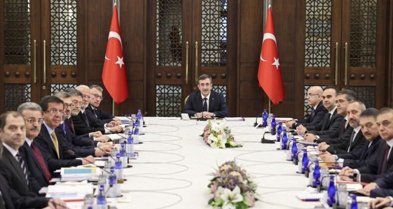 Ekonomi Koordinasyon Kurulu, Cumhurbaşkanı Yardımcısı Yılmaz Başkanlığında Toplandı