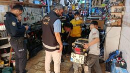 Motosiklet Tamirhanelerine Denetim Yapıldı