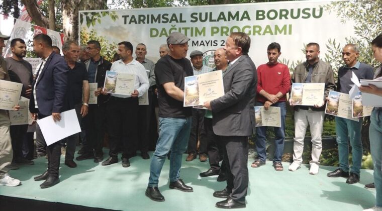 Mut Belediyesinden Sulama Kooperatiflerine Destek