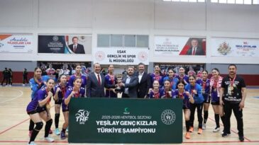 Kepez Belediyesi Genç Kızlar Hentbol Takımı Türkiye Şampiyonu Oldu