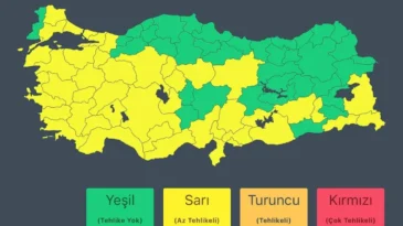 İçişleri Bakanlığı’ndan Sarı Kodlu Uyarı: Kuvvetli Sağanak Yağış Bekleniyor