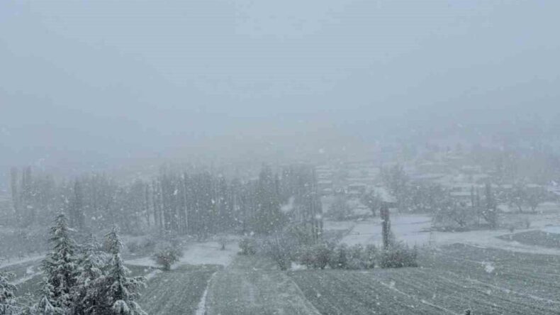 Mayıs Ayında Burdur’un Yüksek Kesimlerinde Kar Yağışı