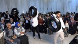 Mersin’de Düğün Geleneği: Dama Lastik ve Motor Yağı Takıldı