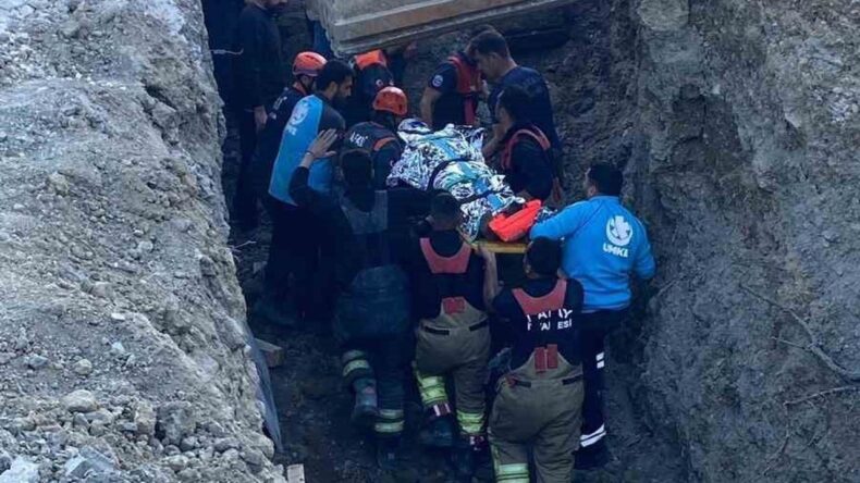 Defne’de Göçük Altında Kalan İşçi Kurtarıldı