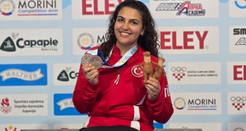 Milli atıcı Şevval İlayda Tarhan Avrupa Şampiyonası’nda bronz madalya kazandı