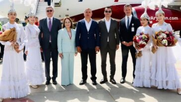 Almatı’dan Gazipaşa-Alanya Havalimanına İlk Uçak Seferi Gerçekleşti