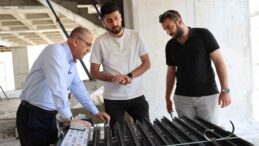 Başkan Yapar, yapımı devam eden projeleri yerinde inceledi