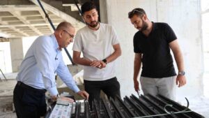 Başkan Yapar, yapımı devam eden projeleri yerinde inceledi