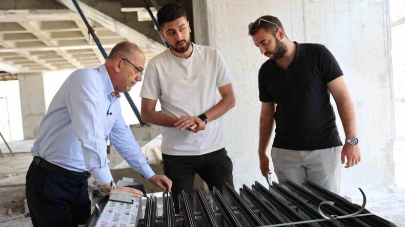 Başkan Yapar, yapımı devam eden projeleri yerinde inceledi