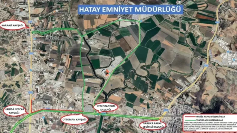 Habib-i Neccar Kavşağı Kapatıldı Mı? İşte Alternatif Yol Duyurusu!