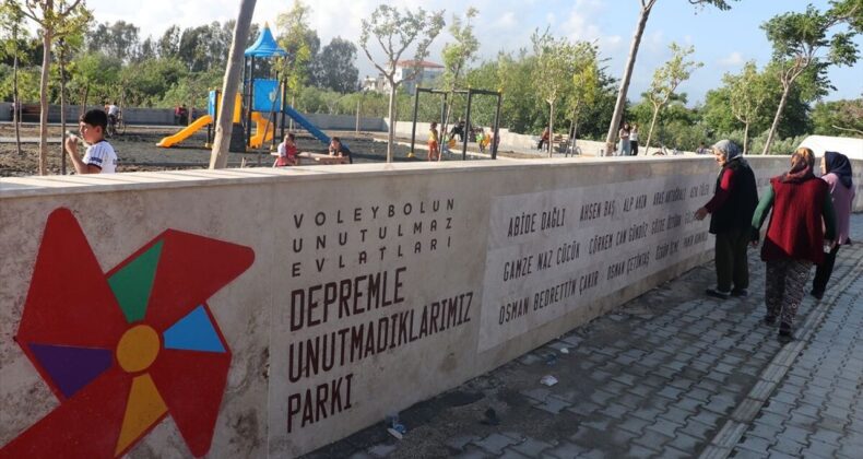Voleybolun Unutulmaz Evlatları Anıt Parkı Açıldı