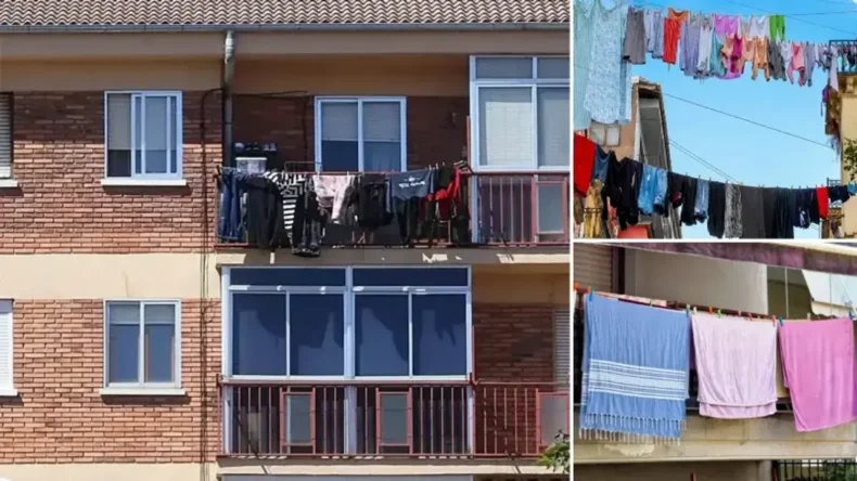 İspanya’nın Murcia Bölgesinde Balkonlara Çamaşır Asma Yasağı